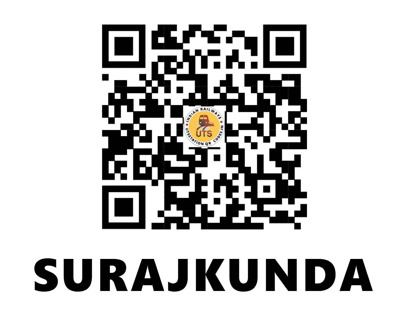 UTS QR Code for SURAJKUNDA - SRJK (NR - UTTAR PRADESH)